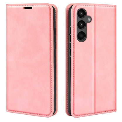 For Samsung Galaxy A15 5G Phone Case PU Leather Wallet Stand Skin-touch Mobile Phone Cover