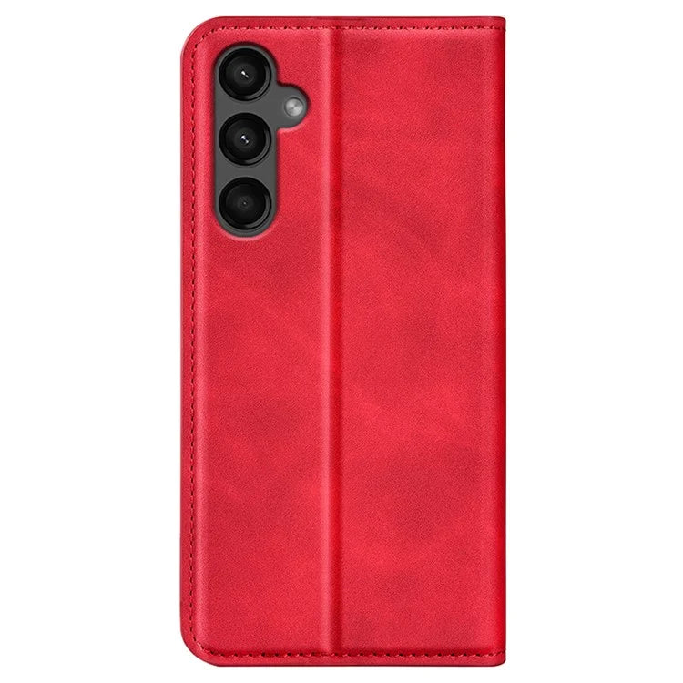 For Samsung Galaxy A15 5G Phone Case PU Leather Wallet Stand Skin-touch Mobile Phone Cover