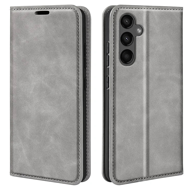 For Samsung Galaxy A15 5G Phone Case PU Leather Wallet Stand Skin-touch Mobile Phone Cover