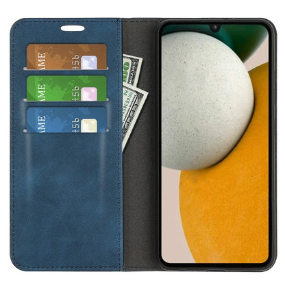 For Samsung Galaxy A15 5G Phone Case PU Leather Wallet Stand Skin-touch Mobile Phone Cover