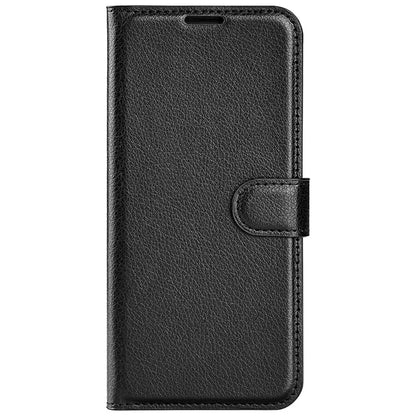 For Samsung Galaxy A15 5G Case Slim-Fit Litchi Texture Stand Wallet Phone Cover PU Leather Shell
