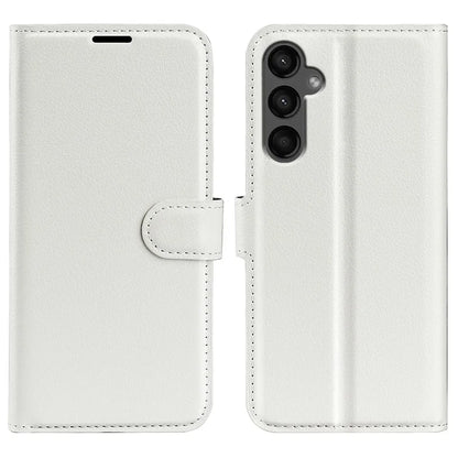 For Samsung Galaxy A15 5G Case Slim-Fit Litchi Texture Stand Wallet Phone Cover PU Leather Shell