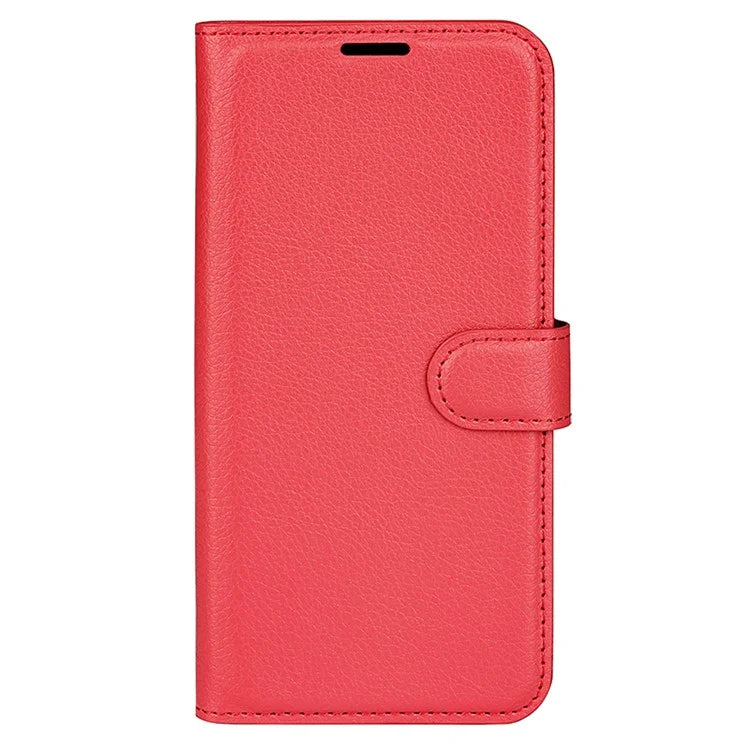 For Samsung Galaxy A15 5G Case Slim-Fit Litchi Texture Stand Wallet Phone Cover PU Leather Shell