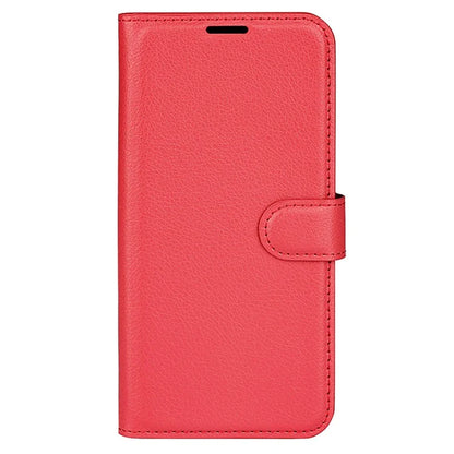 For Samsung Galaxy A15 5G Case Slim-Fit Litchi Texture Stand Wallet Phone Cover PU Leather Shell