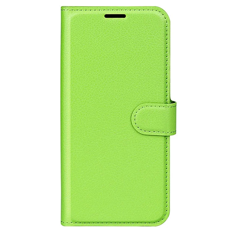 For Samsung Galaxy A15 5G Case Slim-Fit Litchi Texture Stand Wallet Phone Cover PU Leather Shell
