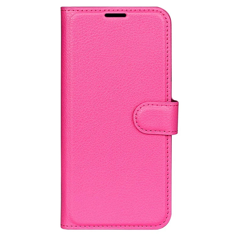 For Samsung Galaxy A15 5G Case Slim-Fit Litchi Texture Stand Wallet Phone Cover PU Leather Shell