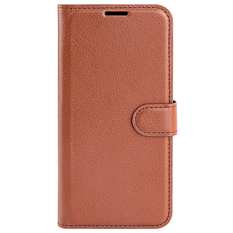 For Samsung Galaxy A15 5G Case Slim-Fit Litchi Texture Stand Wallet Phone Cover PU Leather Shell