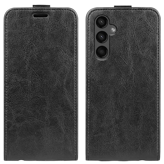 For Samsung Galaxy A15 5G Card Holder Phone Case Crazy Horse Texture Cover Leather Shell