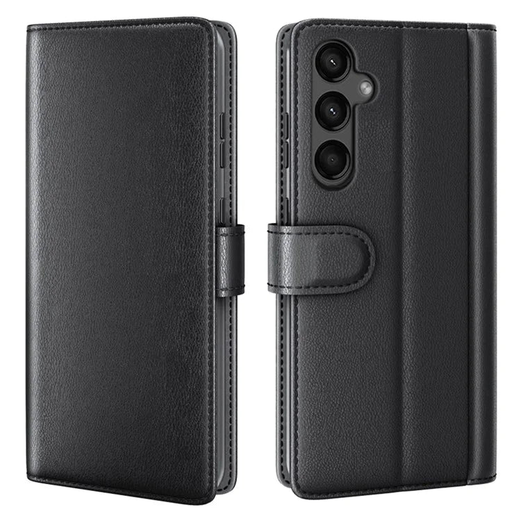 For Samsung Galaxy A15 5G Case Wallet Stand Cover Shockproof Genuine Split Leather Phone Shell