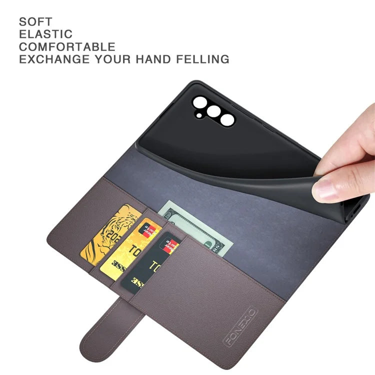 For Samsung Galaxy A15 5G Case Wallet Stand Cover Shockproof Genuine Split Leather Phone Shell