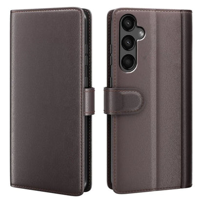For Samsung Galaxy A15 5G Case Wallet Stand Cover Shockproof Genuine Split Leather Phone Shell