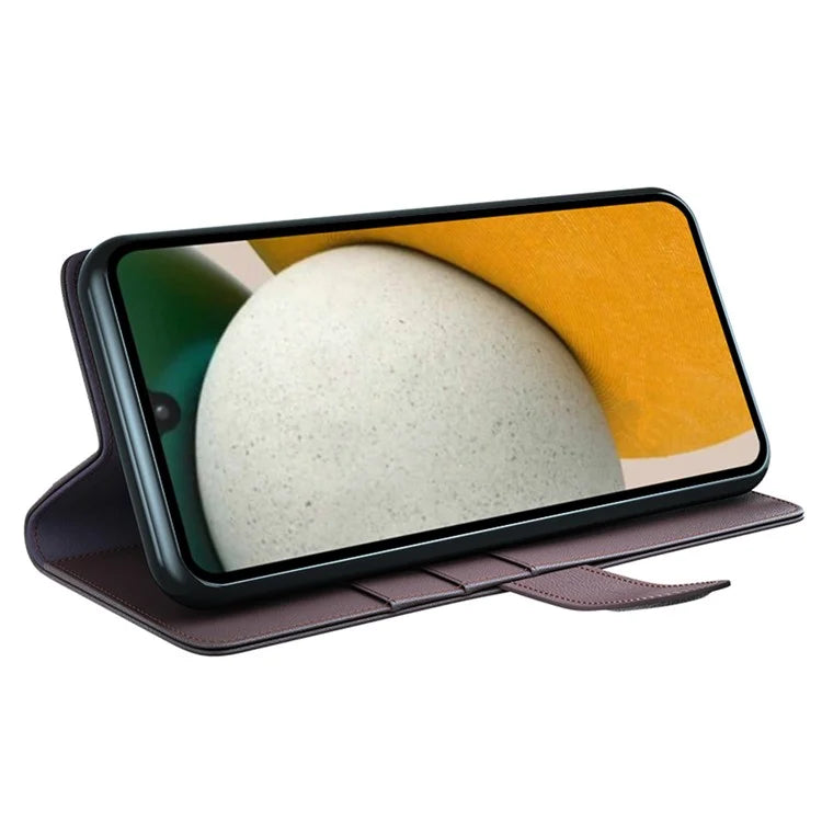 For Samsung Galaxy A15 5G Case Wallet Stand Cover Shockproof Genuine Split Leather Phone Shell