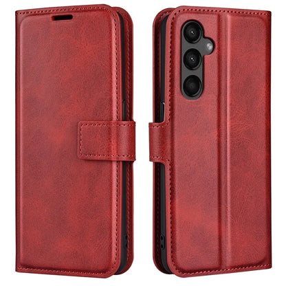 For Samsung Galaxy A15 5G Case Wallet Stand PU Leather Calf Texture Phone Cover