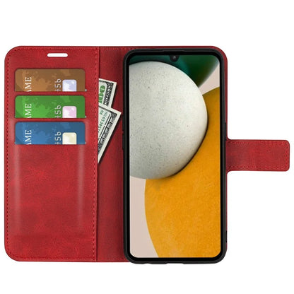 For Samsung Galaxy A15 5G Case Wallet Stand PU Leather Calf Texture Phone Cover
