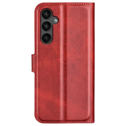 For Samsung Galaxy A15 5G Case Wallet Stand PU Leather Calf Texture Phone Cover