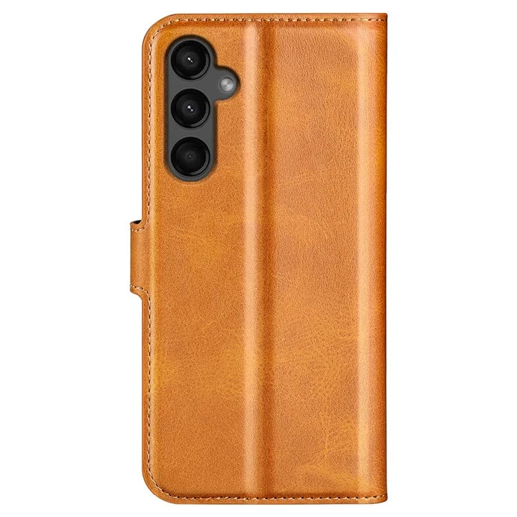 For Samsung Galaxy A15 5G Case Wallet Stand PU Leather Calf Texture Phone Cover