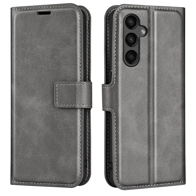 For Samsung Galaxy A15 5G Case Wallet Stand PU Leather Calf Texture Phone Cover