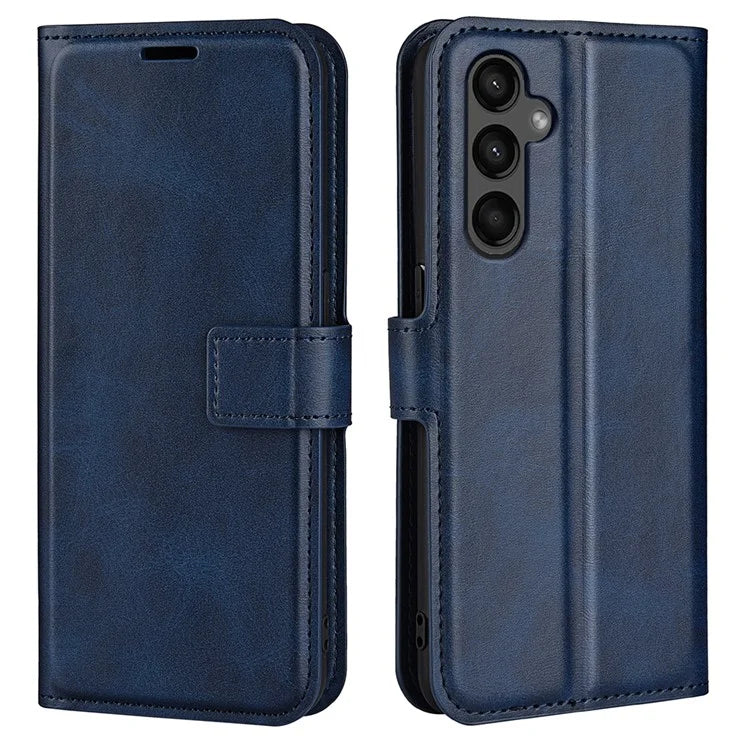 For Samsung Galaxy A15 5G Case Wallet Stand PU Leather Calf Texture Phone Cover