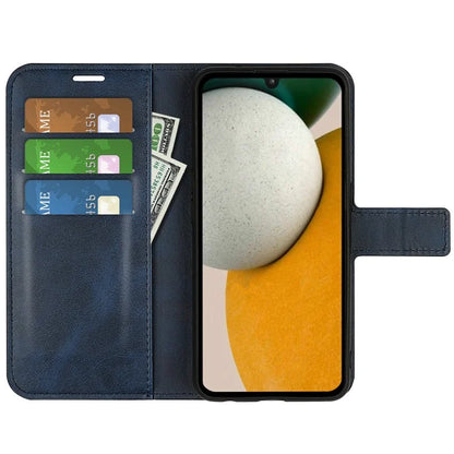 For Samsung Galaxy A15 5G Case Wallet Stand PU Leather Calf Texture Phone Cover