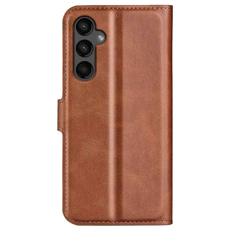 For Samsung Galaxy A15 5G Case Wallet Stand PU Leather Calf Texture Phone Cover