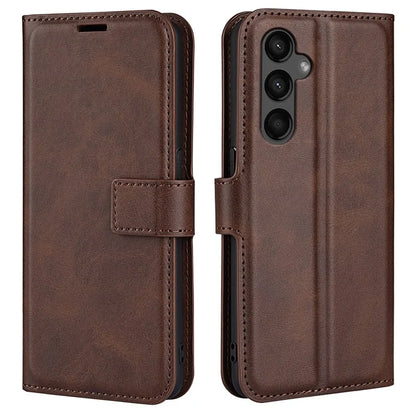 For Samsung Galaxy A15 5G Case Wallet Stand PU Leather Calf Texture Phone Cover