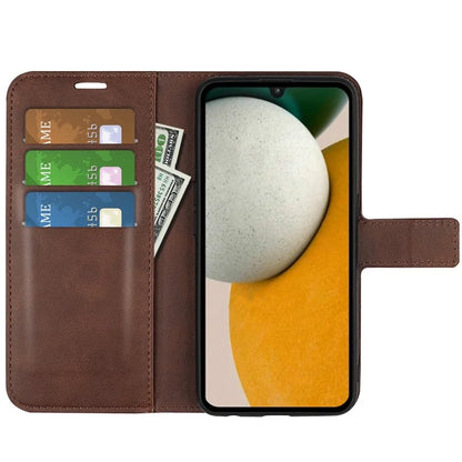 For Samsung Galaxy A15 5G Case Wallet Stand PU Leather Calf Texture Phone Cover