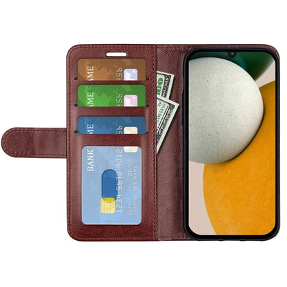 For Samsung Galaxy A15 5G Case PU Leather Cover Magnetic Cell Phone Stand Wallet