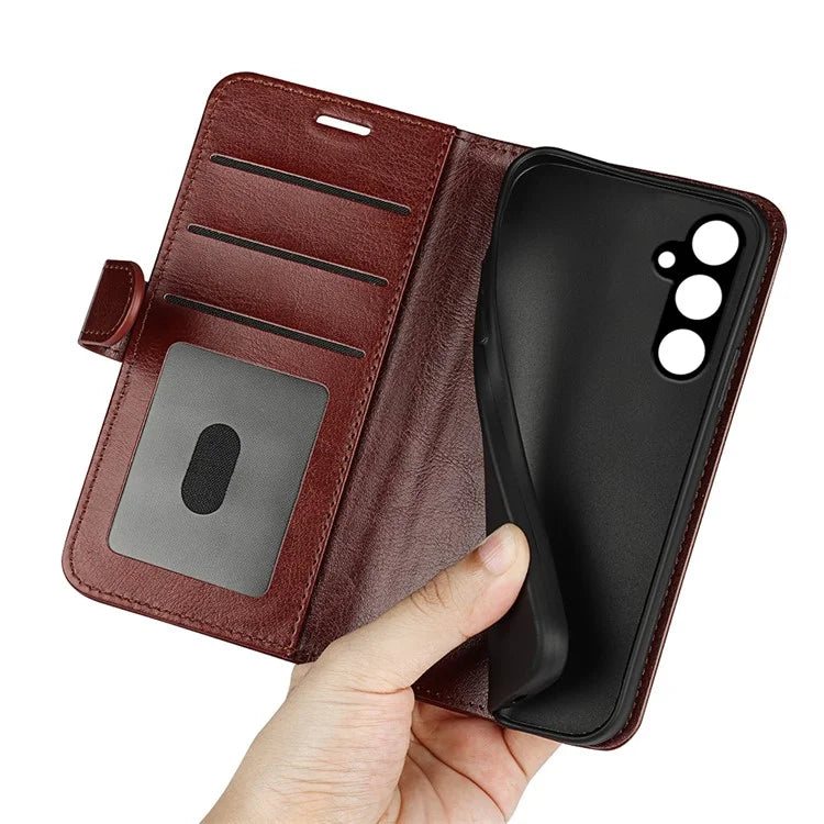For Samsung Galaxy A15 5G Case PU Leather Cover Magnetic Cell Phone Stand Wallet