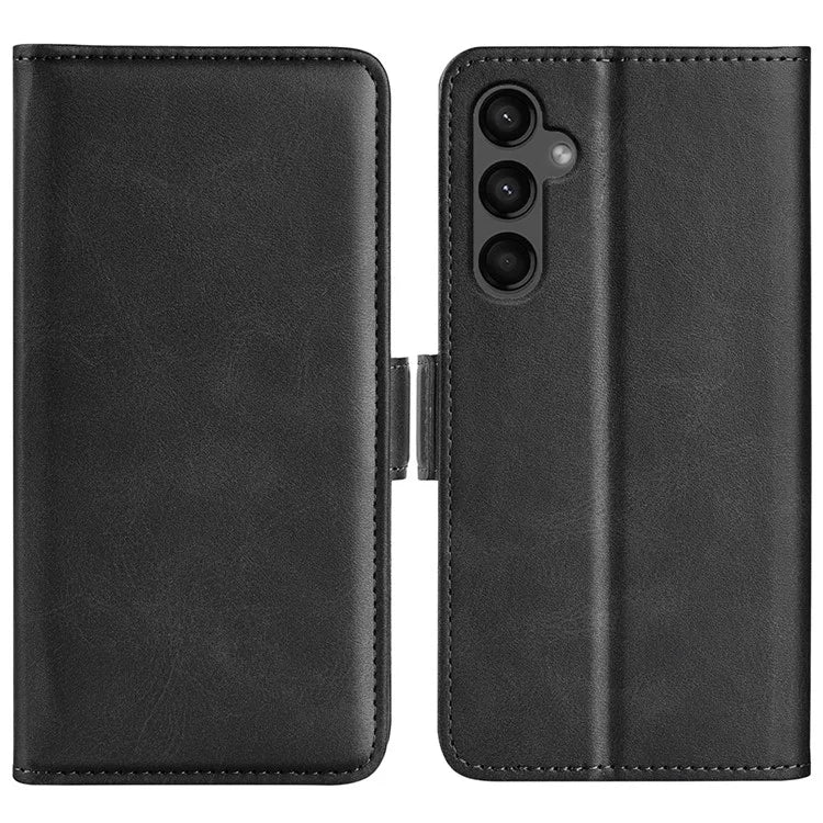Calf Texture Phone Cover for Samsung Galaxy A15 5G Case PU Leather Wallet Stand Flip Shell