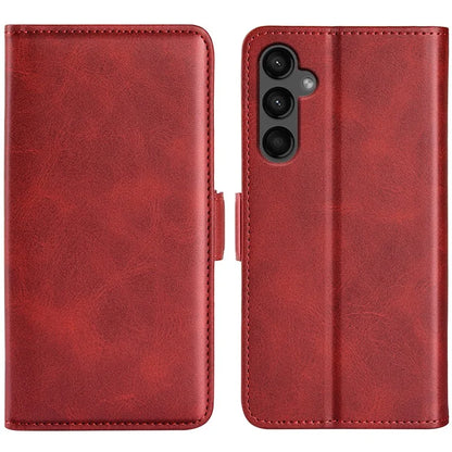 Calf Texture Phone Cover for Samsung Galaxy A15 5G Case PU Leather Wallet Stand Flip Shell