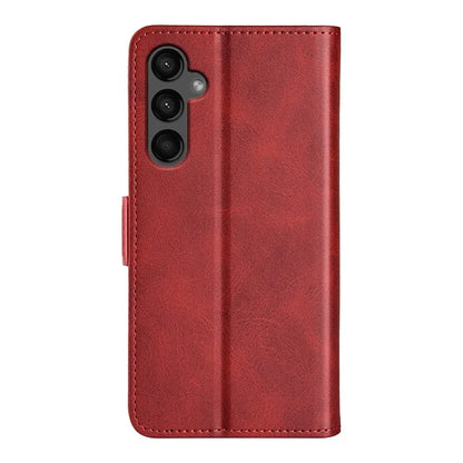Calf Texture Phone Cover for Samsung Galaxy A15 5G Case PU Leather Wallet Stand Flip Shell