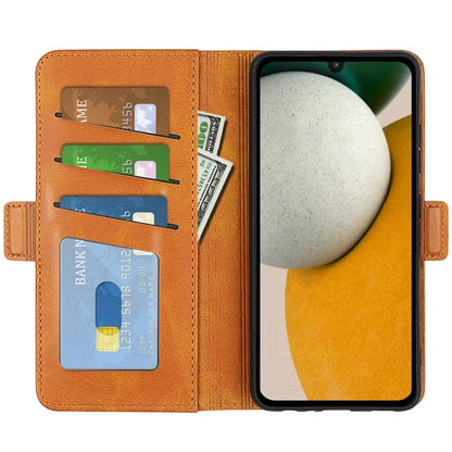 Calf Texture Phone Cover for Samsung Galaxy A15 5G Case PU Leather Wallet Stand Flip Shell