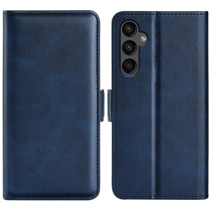 Calf Texture Phone Cover for Samsung Galaxy A15 5G Case PU Leather Wallet Stand Flip Shell
