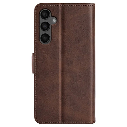 Calf Texture Phone Cover for Samsung Galaxy A15 5G Case PU Leather Wallet Stand Flip Shell