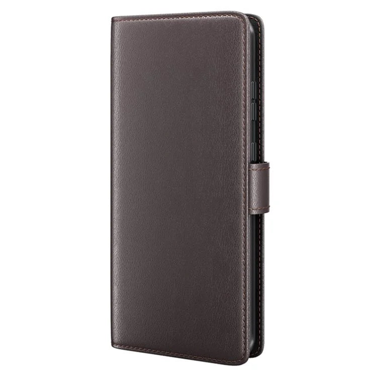 For Motorola Moto G54 5G Case Anti-Scratch Genuine Split Leather Wallet Stand Phone Protector