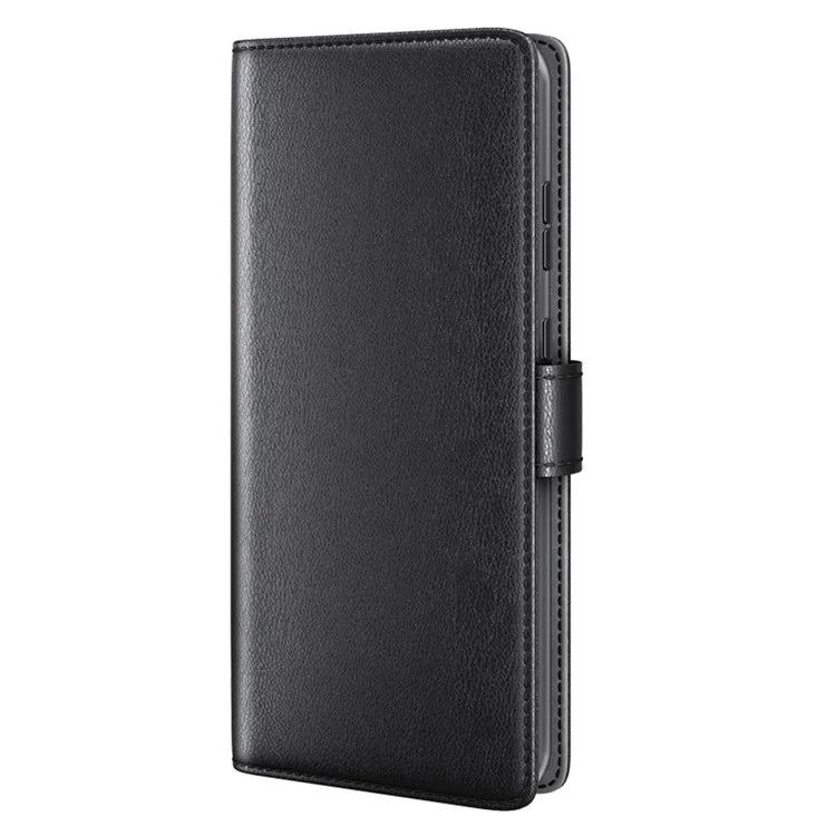 For Nokia G42 Cell Phone Cover Dustproof Genuine Split Leather Wallet Stand Phone Shell