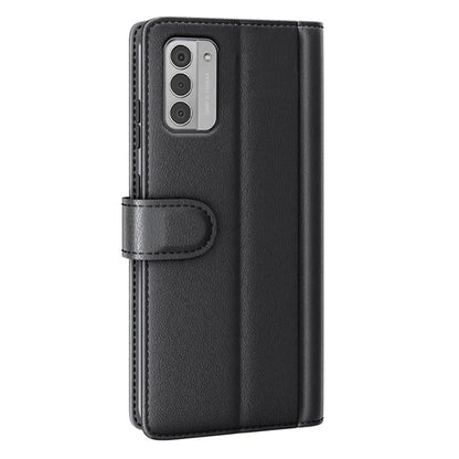 For Nokia G42 Cell Phone Cover Dustproof Genuine Split Leather Wallet Stand Phone Shell