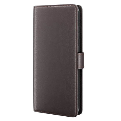 For Nokia G42 Cell Phone Cover Dustproof Genuine Split Leather Wallet Stand Phone Shell