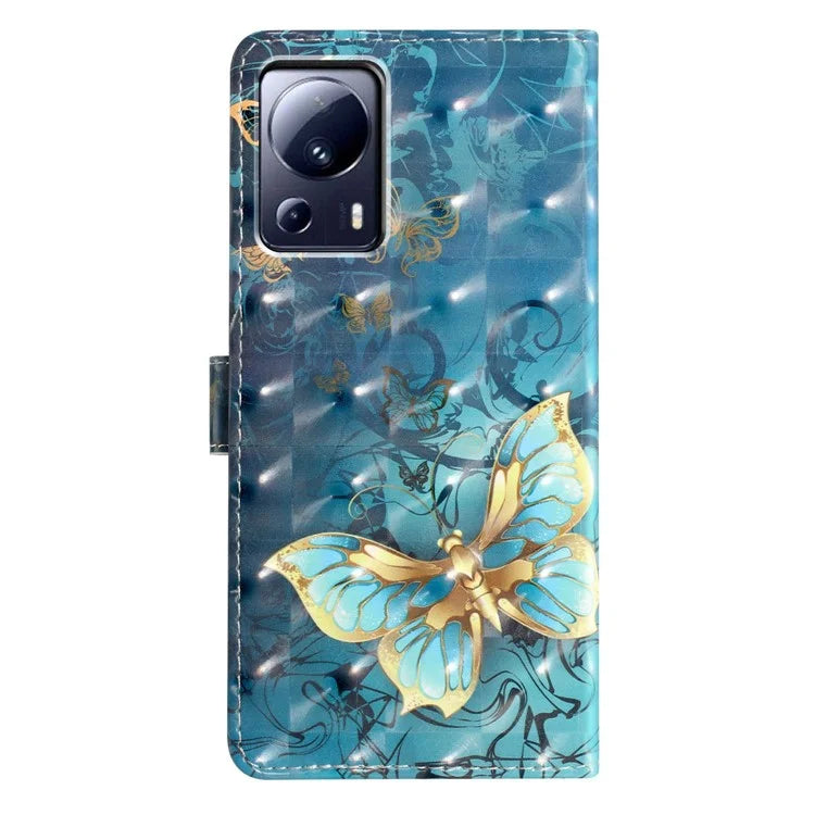 For Xiaomi 13 Lite / Civi 2 5G Case Shockproof Wallet Phone Case PU Leather Flip Cover