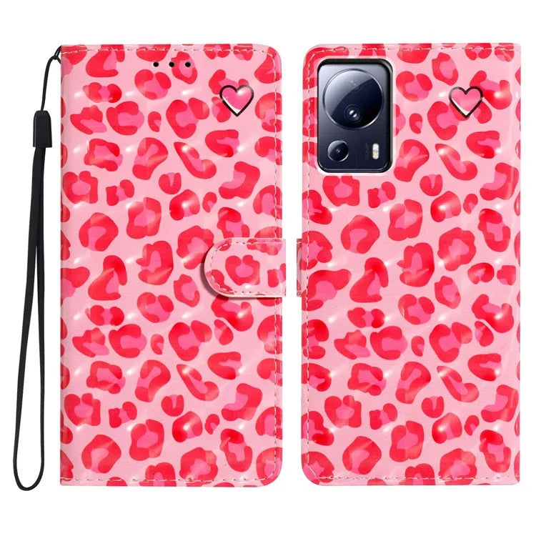 For Xiaomi 13 Lite / Civi 2 5G Case Shockproof Wallet Phone Case PU Leather Flip Cover