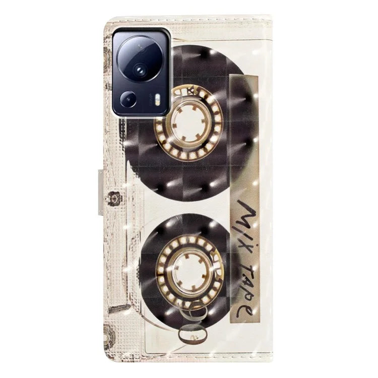 For Xiaomi 13 Lite / Civi 2 5G Case Shockproof Wallet Phone Case PU Leather Flip Cover