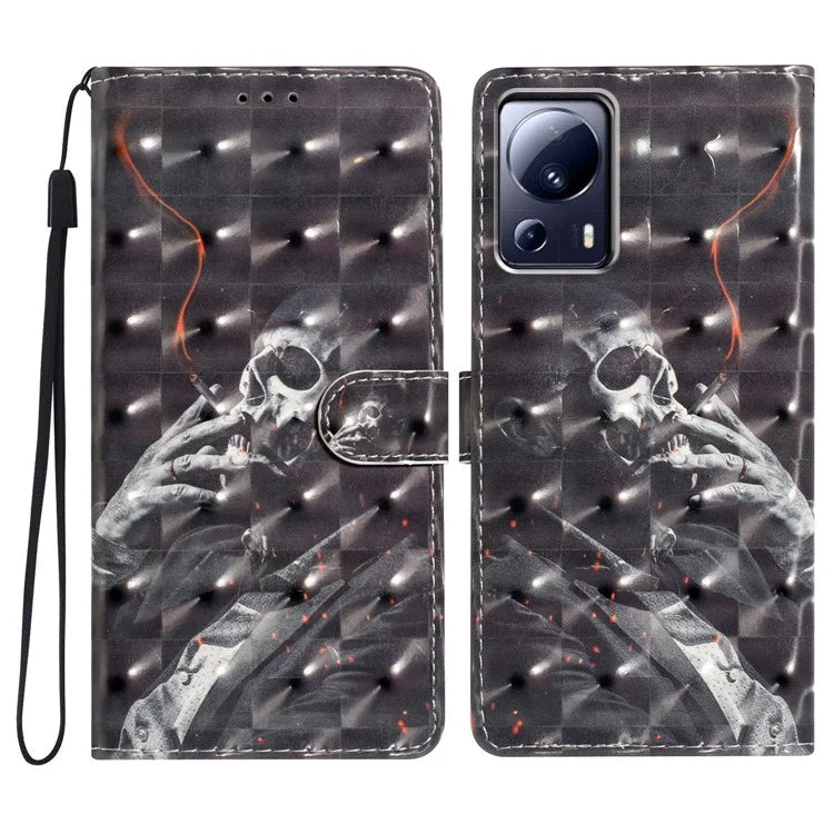 For Xiaomi 13 Lite / Civi 2 5G Case Shockproof Wallet Phone Case PU Leather Flip Cover