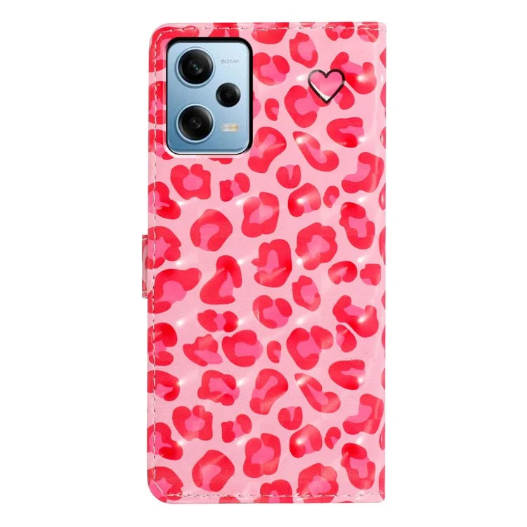 PU Leather Flip Cover for Xiaomi Redmi Note 12 Pro+ 5G Case Anti-Drop Wallet Phone Cover