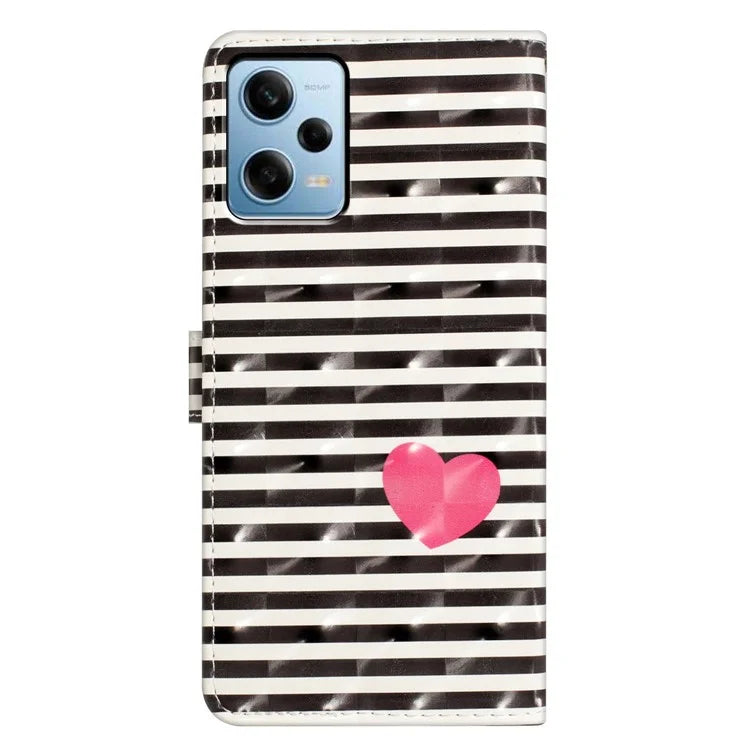 PU Leather Flip Cover for Xiaomi Redmi Note 12 Pro+ 5G Case Anti-Drop Wallet Phone Cover