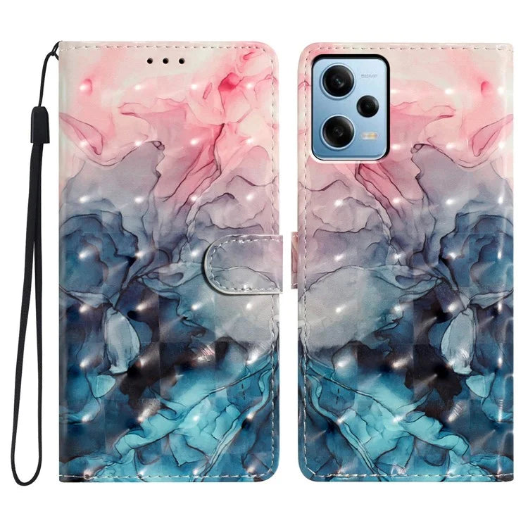 PU Leather Flip Cover for Xiaomi Redmi Note 12 Pro+ 5G Case Anti-Drop Wallet Phone Cover