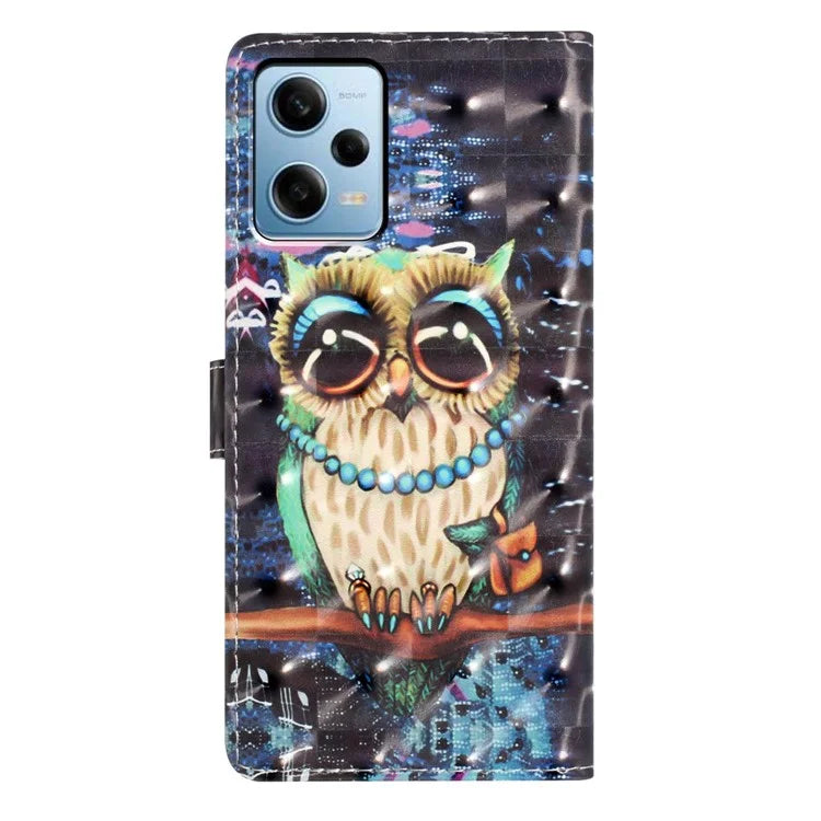 PU Leather Flip Cover for Xiaomi Redmi Note 12 Pro+ 5G Case Anti-Drop Wallet Phone Cover