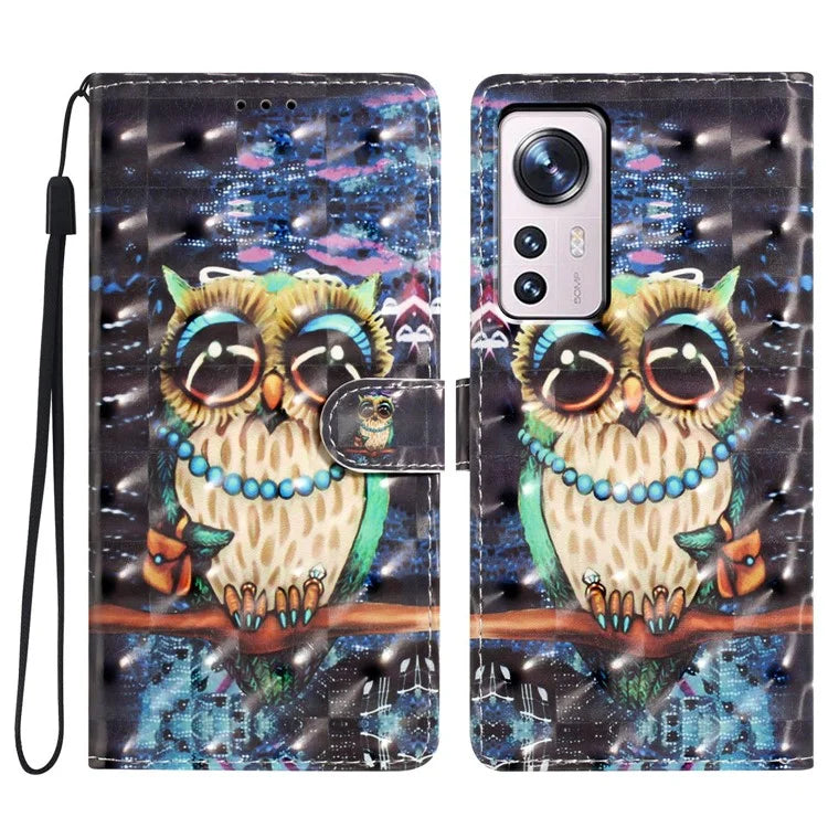 For Xiaomi 12 Pro 5G / 12 Pro (Dimensity) 5G / 12S Pro 5G Wallet Case Protective PU Phone Cover