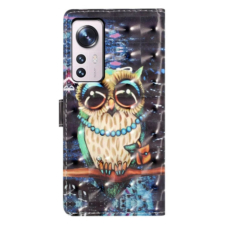 For Xiaomi 12 Pro 5G / 12 Pro (Dimensity) 5G / 12S Pro 5G Wallet Case Protective PU Phone Cover