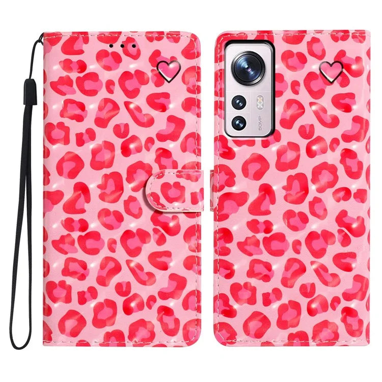 For Xiaomi 12 Pro 5G / 12 Pro (Dimensity) 5G / 12S Pro 5G Wallet Case Protective PU Phone Cover