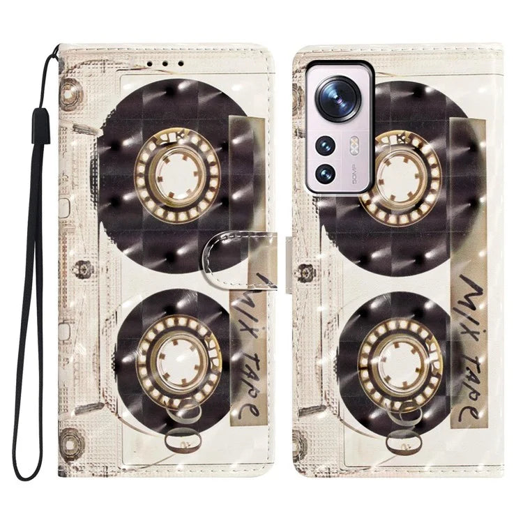 For Xiaomi 12 Pro 5G / 12 Pro (Dimensity) 5G / 12S Pro 5G Wallet Case Protective PU Phone Cover